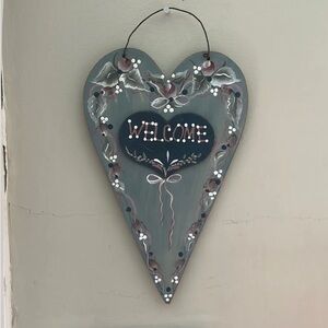 Heart Shaped Welcome heart cottage core